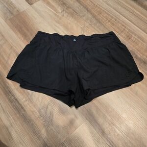 Women's Athletic Black Running Shorts Champion Shorts Size XL